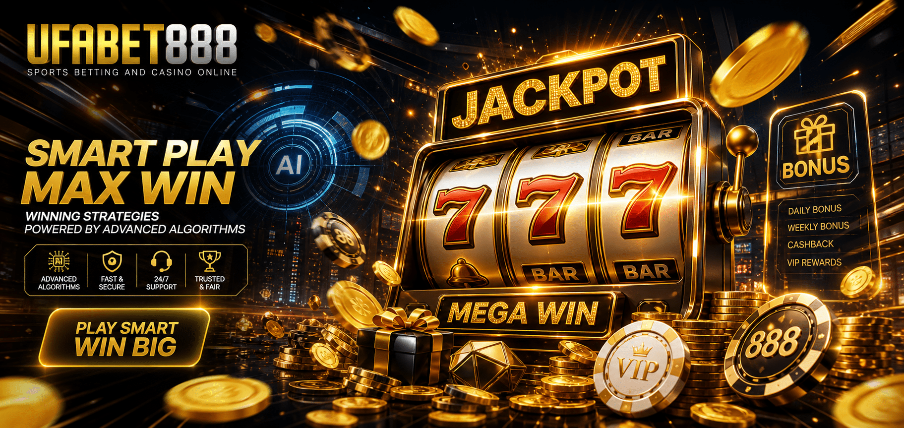 สูตรสล็อตทำเงิน ครบค่าย เล่นง่าย UFABET888