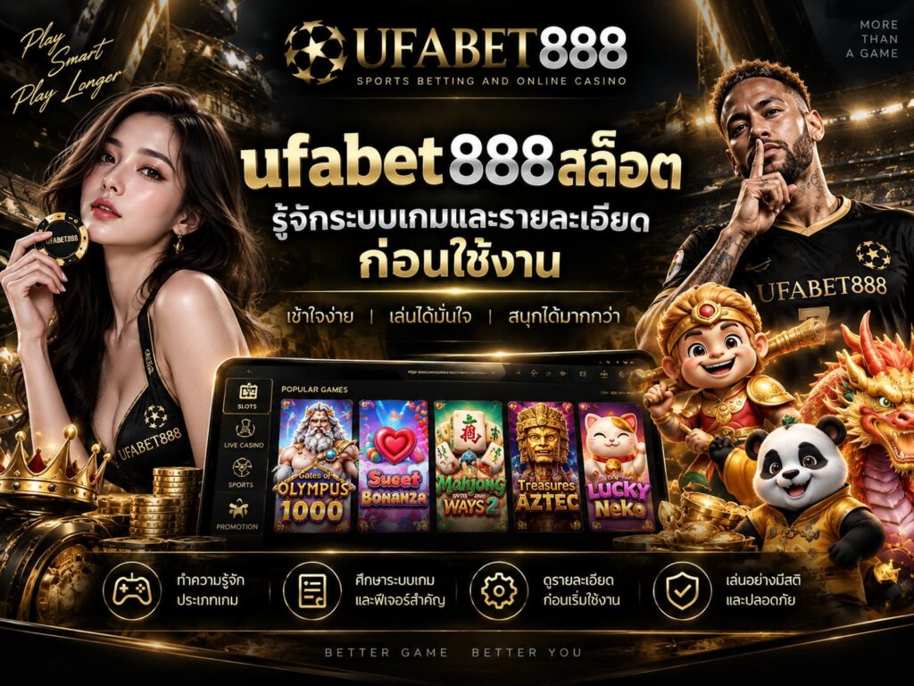 ufabet888สล็อต รู้จักระบบเกมและรายละเอียดก่อนใช้งาน