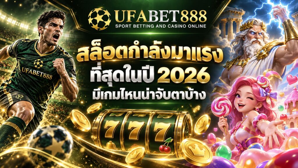 สล็อตกำลังมาแรง ที่สุดในปี 2026 มีเกมไหนน่าจับตาบ้าง